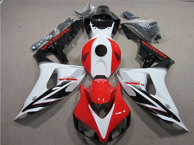 Carénage Honda CBR 1000 RR 06-07 - Noir Blanc Rouge Fireblade