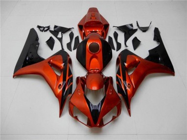 Carénage Honda CBR 1000 RR 06-07 - Orange Noir