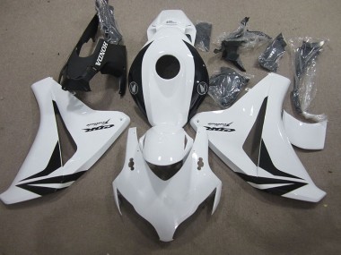 Carénage Honda CBR 1000 RR 08-11 - Blanc Noir Fireblade