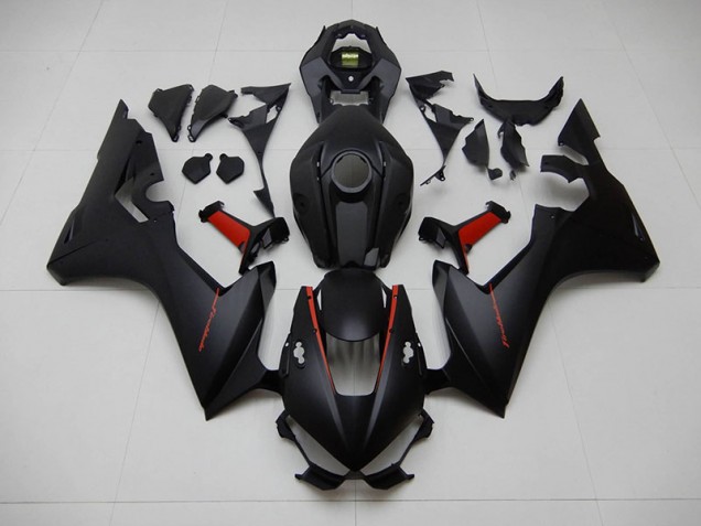 Carénage Honda CBR 1000 RR 17-23 - Noir avec Rouge Fireblade