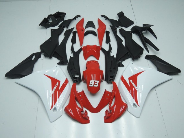 Carénage Honda CBR 125 R 11-13 - Rouge Blanc 93