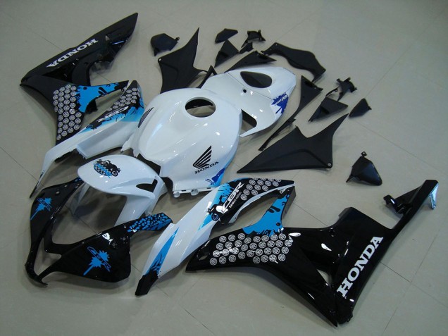 Carénage Honda CBR 600 RR 07-08 - Blanc Noir Bleu