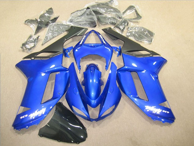 Carénage Kawasaki ZX6R 07-08 - Bleu Ninja 636