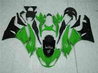 Carénage Kawasaki ZX6R 09-12 - Noir Vert