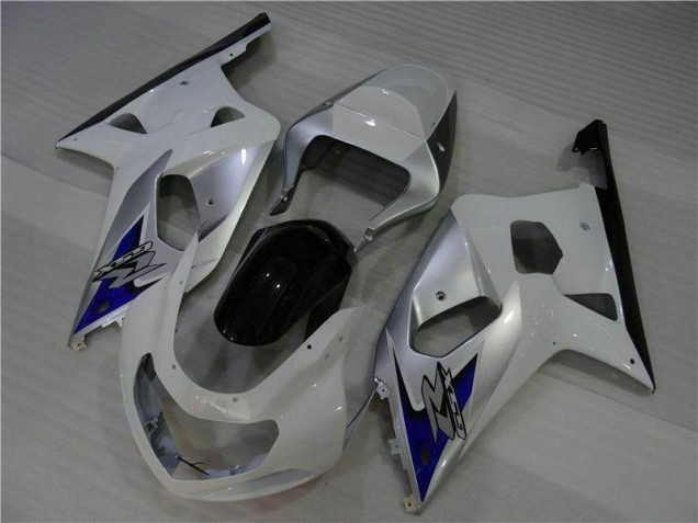 Carénage Suzuki GSXR 600 / 750 K1 K2 K3 01-03 - Blanc Argent