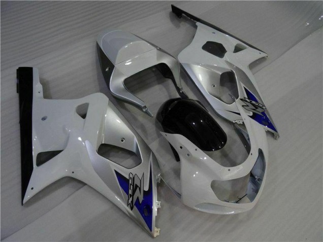 Carénage Suzuki GSXR 600 / 750 K1 K2 K3 01-03 - Blanc Argent