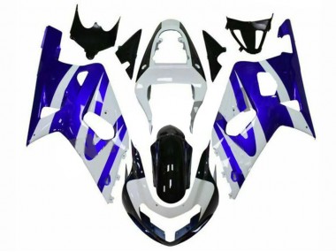 Carénage Suzuki GSXR 600 / 750 K1 K2 K3 01-03 - Bleu Blanc