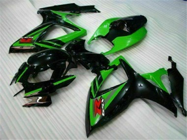 Carénage Suzuki GSXR 600 / 750 K6 06-07 - Noir Vert