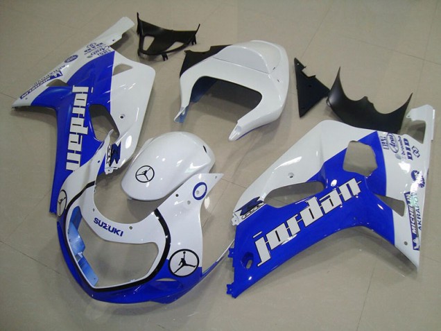 Carénage Suzuki GSXR 750 K1 K2 K3 01-03 - Bleu Blanc Jordan