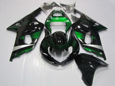 Carénage Suzuki GSXR 750 K1 K2 K3 01-03 - Noir Vert