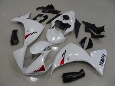 Carénage Yamaha R1 09-11 - Blanc Noir