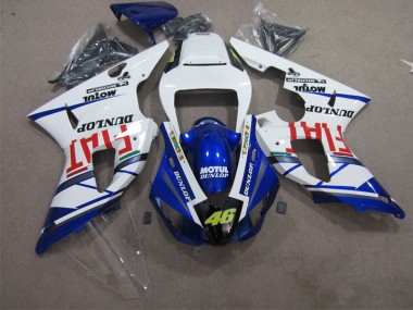 Carénage Yamaha R1 09-11 - Bleu Blanc Motul Dunlop 46