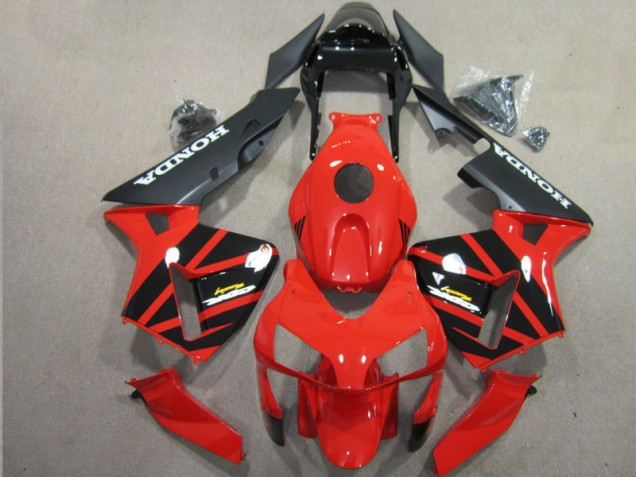 Carénages Honda CBR 600 RR 03-04 - Rouge Noir