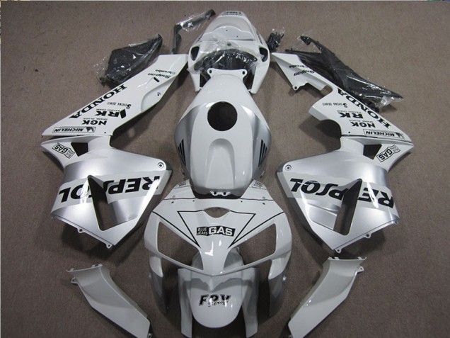 Carénages Honda CBR 600 RR 05-06 - Blanc Noir Repsol