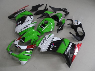 Carénages Kawasaki ZX 250R 08-12 - Vert Blanc Noir