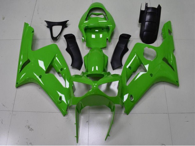 Carénages Kawasaki ZX6R 03-04 - Vert