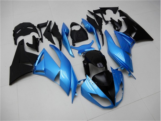 Carénages Kawasaki ZX6R 09-12 - Bleu Noir