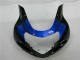 Carénages Suzuki GSXR 600 / 750 K1 K2 K3 01-03 - Bleu Noir