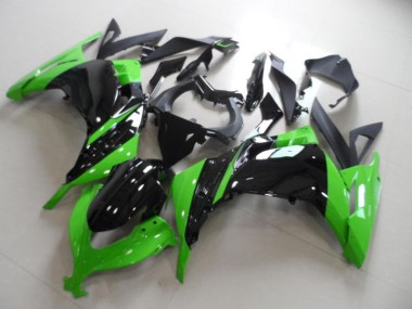 Carrosserie Kawasaki ZX 300R 13-16 - Noir Vert